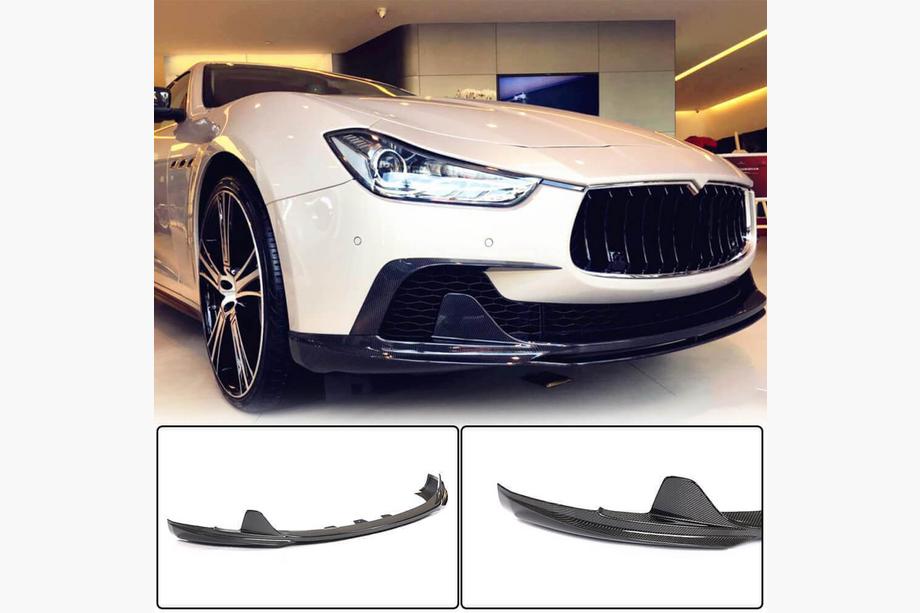 Maserati Ghibli 2013–2023 Líšta predného nárazníka Lip V3 (pre Base/S/S Q4 2013-2017, karbón) Image