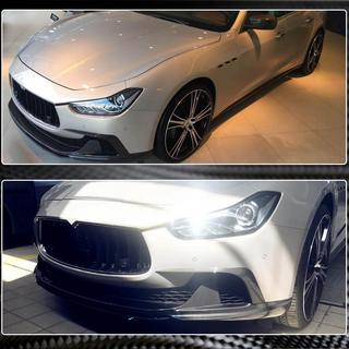 Karbonové lišty predného nárazníka (pre Base/S/S Q4 2013-2017) Maserati Ghibli 2013–2023 fotografia 3