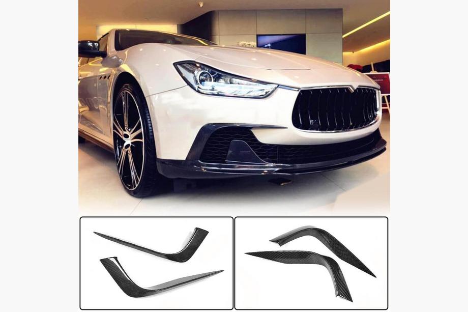Maserati Ghibli 2013–2023 Karbonové lišty predného nárazníka (pre Base/S/S Q4 2013-2017) Image