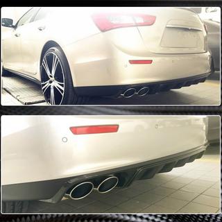 Difúzor zadného nárazníka (pre Base/S/S Q4 2013-2017, karbón) Maserati Ghibli 2013–2023 fotografia 4