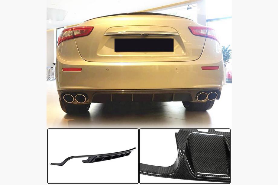 Maserati Ghibli 2013–2023 Difúzor zadného nárazníka (pre Base/S/S Q4 2013-2017, karbón) Image