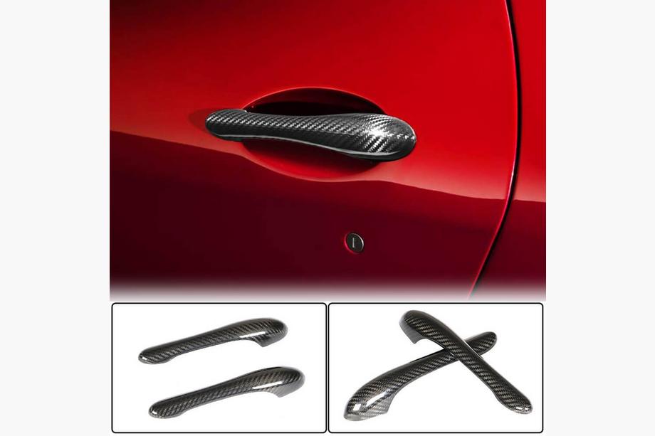 Maserati GranTurismo 2007–2019 Kryty kľučiek dverí (karbón) Fotografia 1