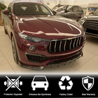 Maserati Levante 2016– Predný nárazníkový lip Lip V1 (pre Base/S, karbón) fotografia 3