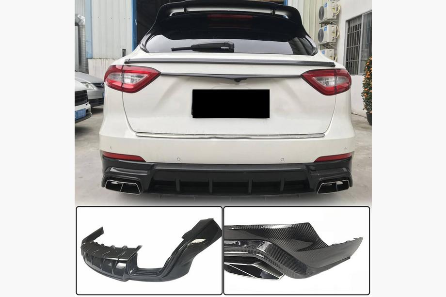Maserati Levante 2016– Difúzor zadného nárazníka V1 (pre Base/S, karbón) Image