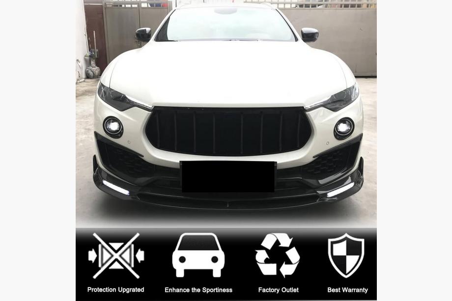 Maserati Levante 2016– Lip V2 lišta na predný nárazník (pre Base/S, karbón) Fotografia 2