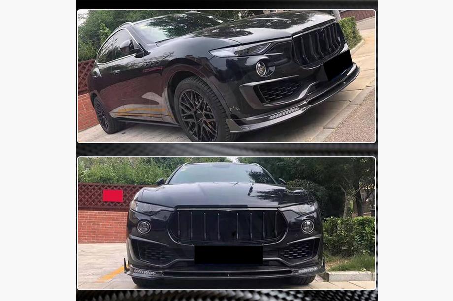 Maserati Levante 2016– Lip V2 lišta na predný nárazník (pre Base/S, karbón) Fotografia 4