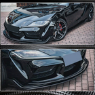 Toyota Supra 2019– Predný nárazníkový lip spojler Lip V2 (karbón) fotografia 9