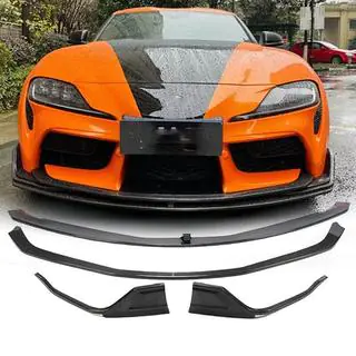 Predný nárazníkový lip spojler Lip V2 (karbón) Toyota Supra 2019– fotografia 1