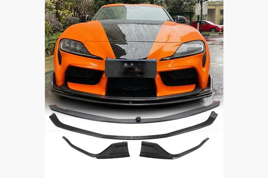 Toyota Supra 2019– Predný nárazníkový lip spojler Lip V2 (karbón) Image