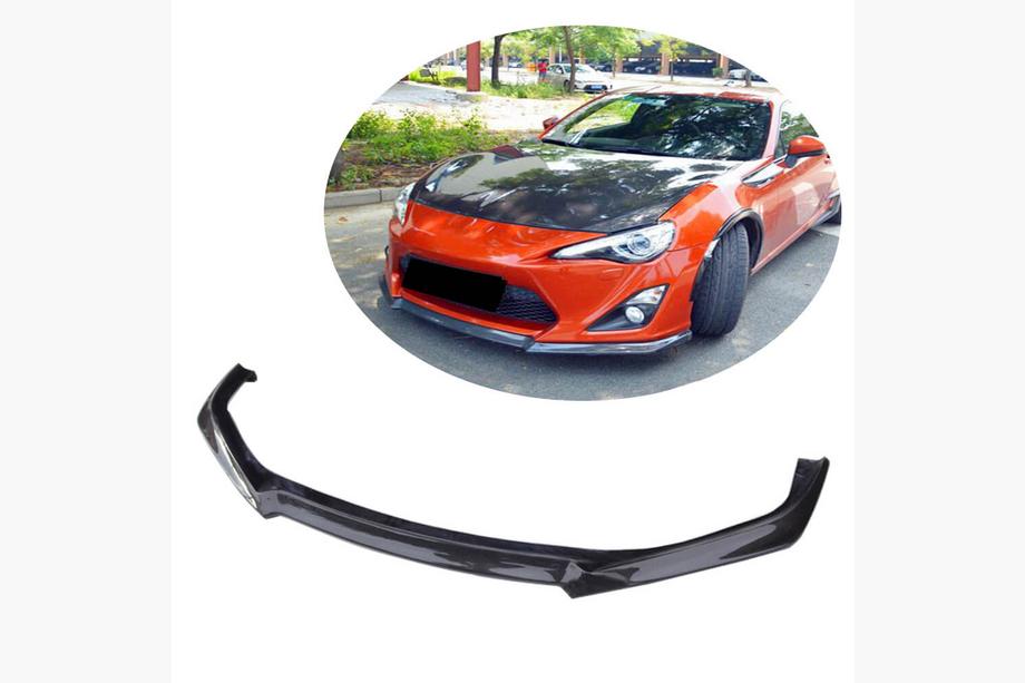 Toyota GT86 2011– Lišta na predný nárazník Lip V1 (karbón) Image