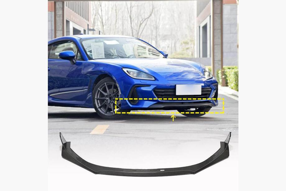 Subaru BRZ 2021– Líška predného nárazníka Lip V1 (2021-2023, karbón) Fotografia 1