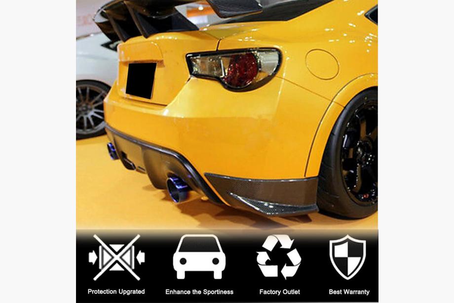 Subaru BRZ 2012–2021 Kryty zadného nárazníka V2 (Karbon) Fotografia 3