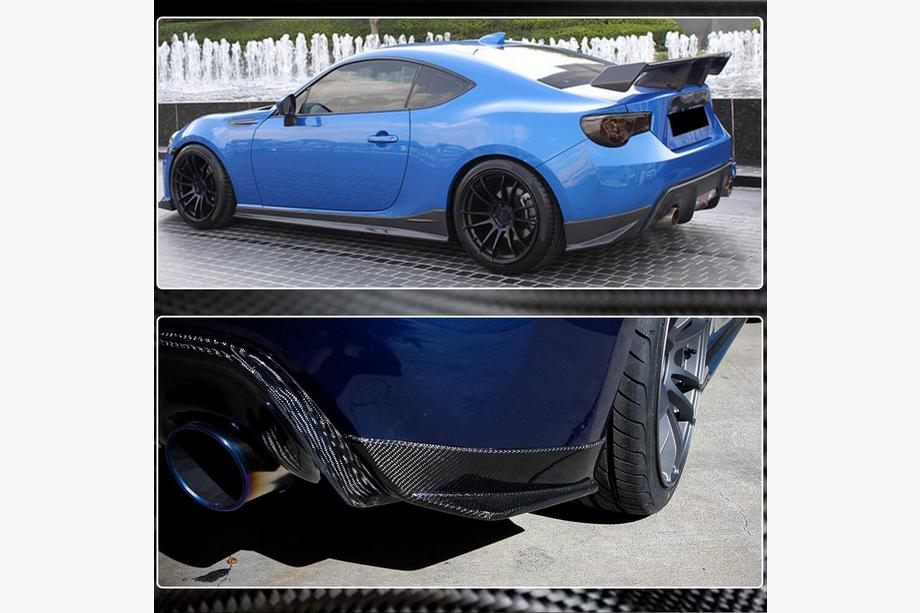 Subaru BRZ 2012–2021 Kryty zadného nárazníka V2 (Karbon) Fotografia 4