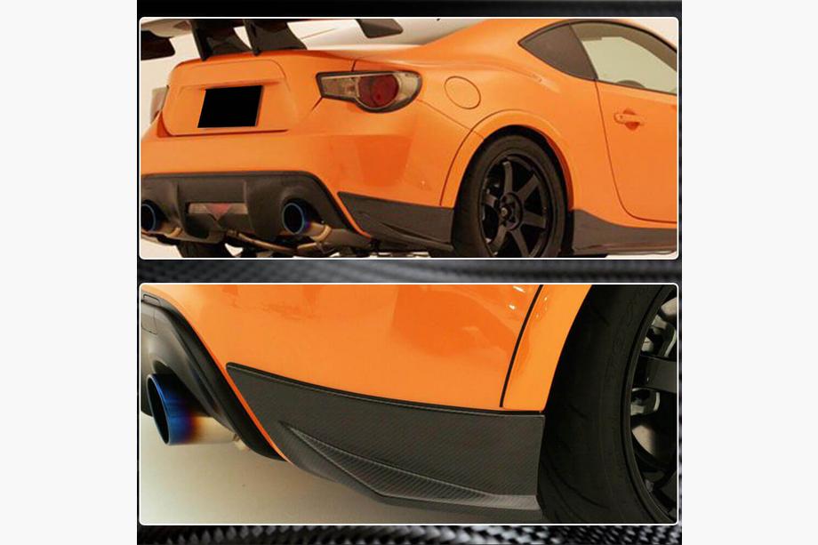 Subaru BRZ 2012–2021 Kryty zadného nárazníka V2 (Karbon) Fotografia 5