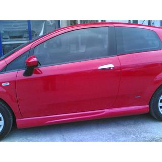 Bočné prahy (pre 3-dverové, na lakovanie) Fiat Punto Grande/EVO 2006–2018 fotografia 3