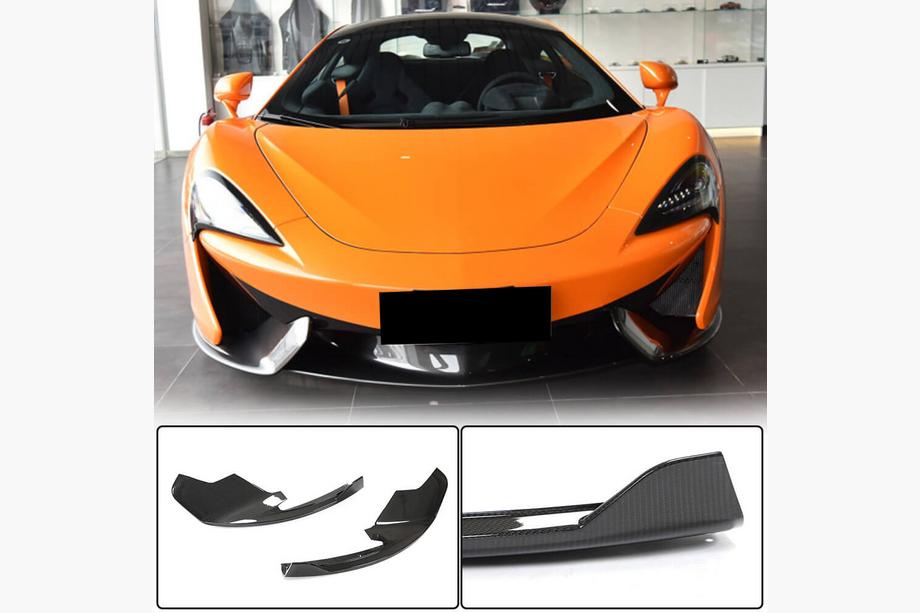 McLaren 540C/570S 2015–2020 Flapy na predný nárazník (karbón) Image