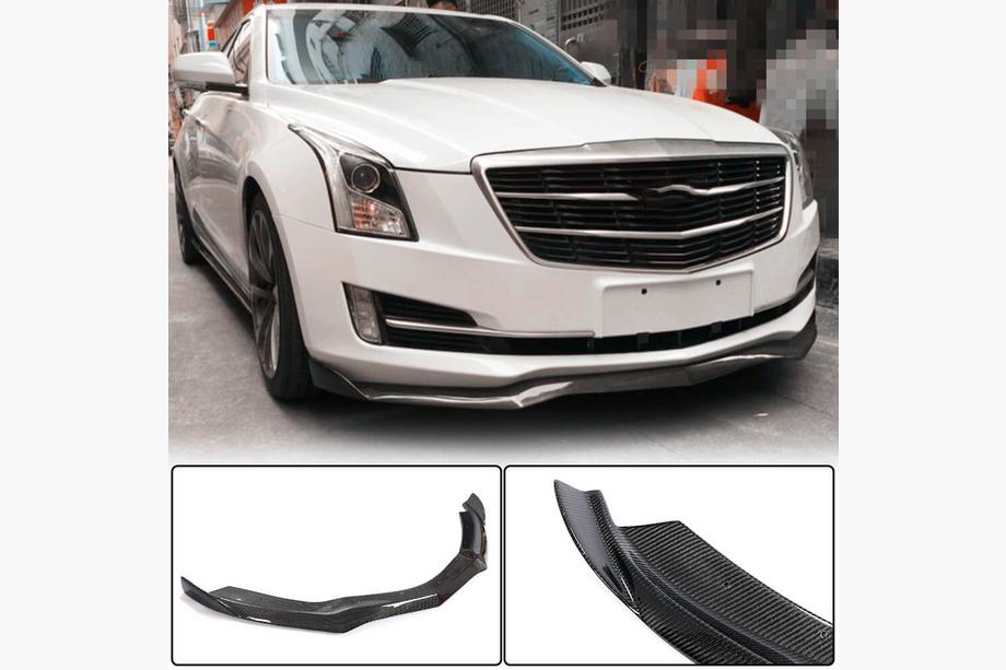 Cadillac ATS 2012–2019 Lip na predný nárazník (pre Base, karbón) Image