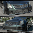 Cadillac CTS 2007–2014 Karbonové nástavce predného nárazníka Flap (pre CTS V Coupe) fotografia 3