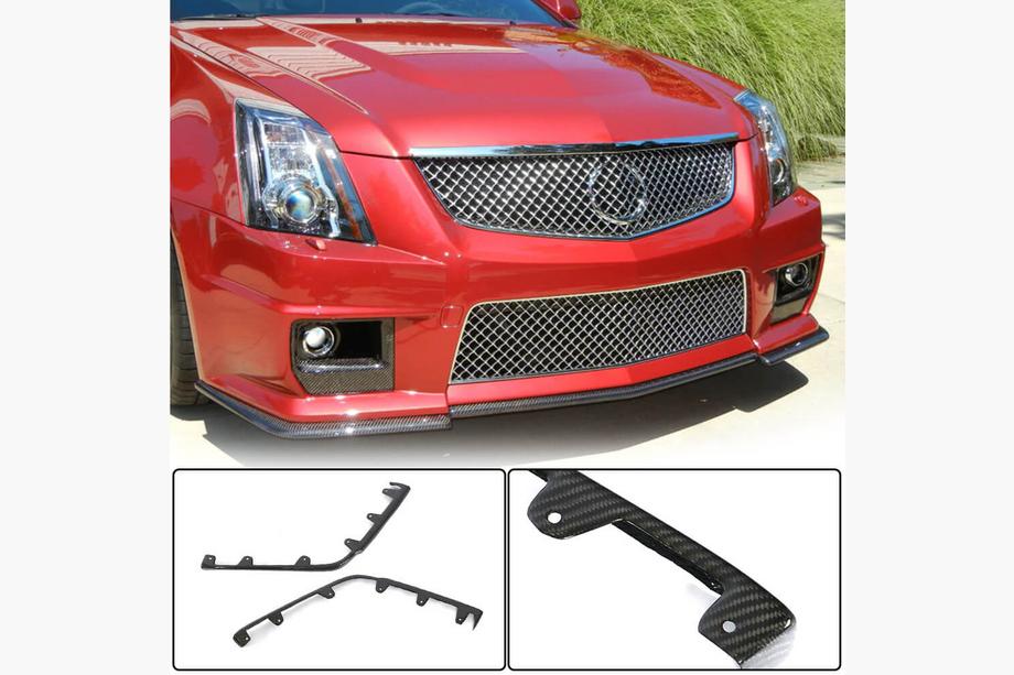 Cadillac CTS 2007–2014 Karbonové nástavce predného nárazníka Flap (pre CTS V Coupe) Image