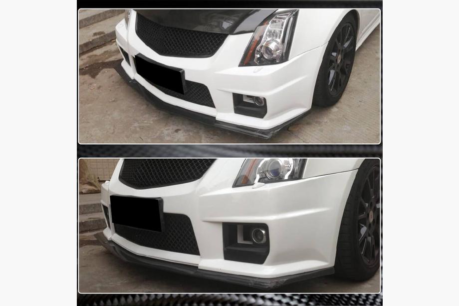 Cadillac CTS 2007–2014 Predný nárazníkový lip Lip V1 (pre CTS V Coupe, karbón) Fotografia 3