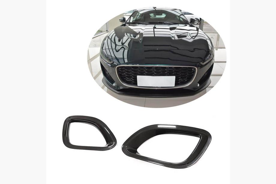 Jaguar F-Type 2013–2024 Karbónové kryty predného nárazníka (pre Base 2021+, carbon) Image