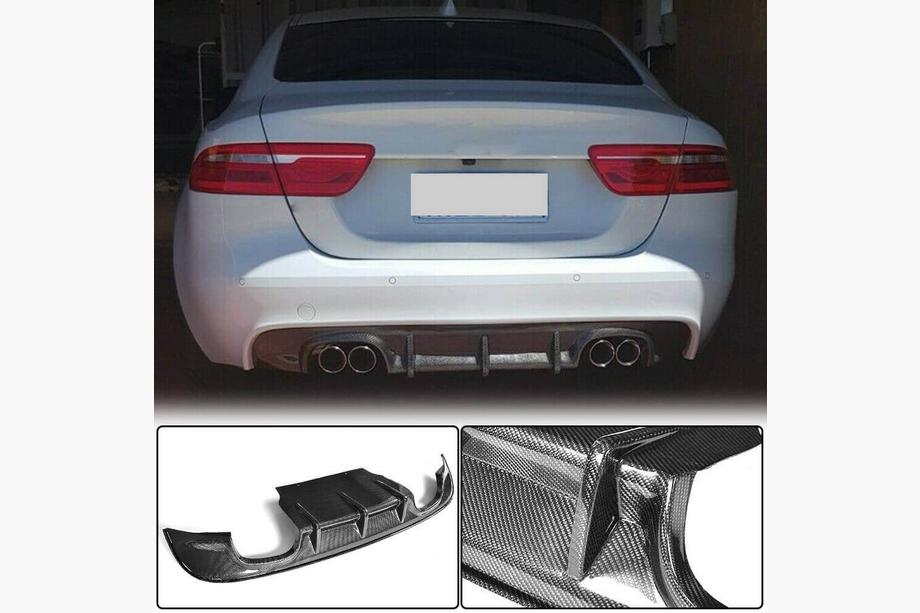 Jaguar XE 2016– Difúzor zadného nárazníka V1 (2015-2019, Karbón) Image