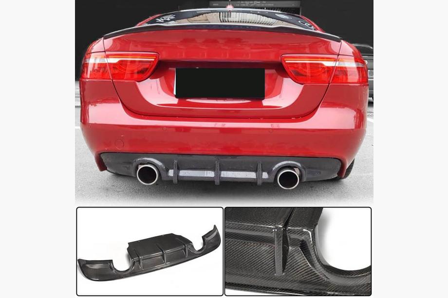 Jaguar XE 2016– Difúzor zadného nárazníka V2 (2015-2019, karbon) Image