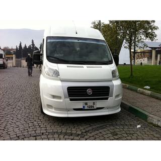 Predný spojler nárazníka 2006-2014 (z 3 častí, na lakovanie) Fiat Ducato 2006–2025 fotografia 2