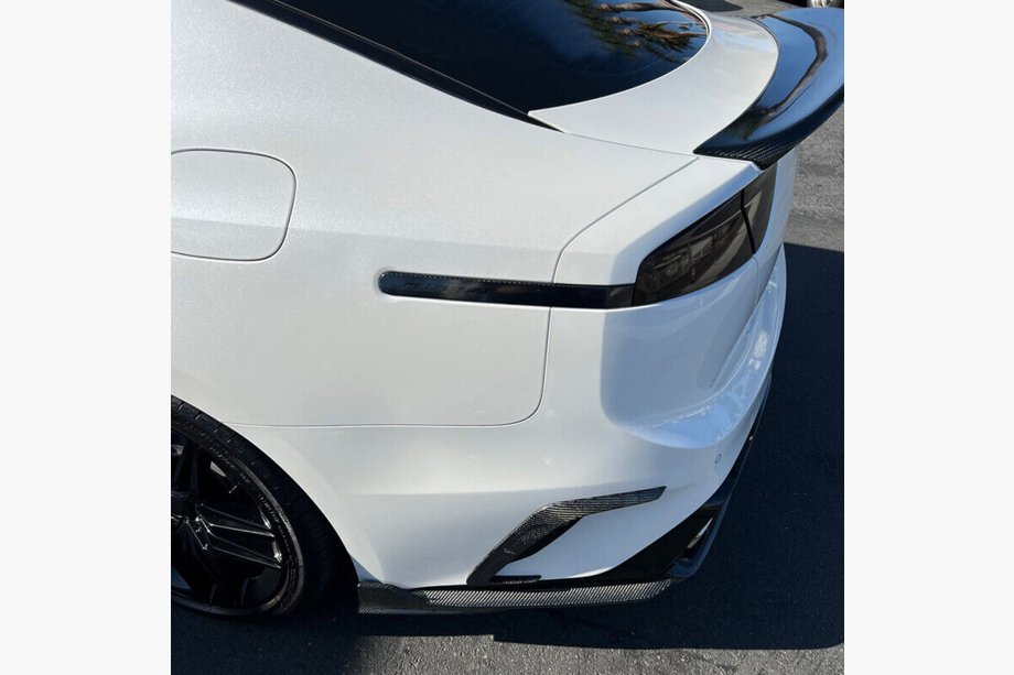 Kia Stinger 2017–2023 Lišta na zadný nárazník (2017-2020, karbón) Fotografia 4