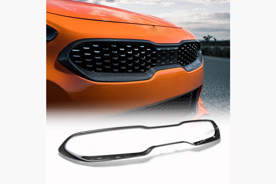 Kia Stinger 2017–2023 Rámček masky chladiča (karbón) Image