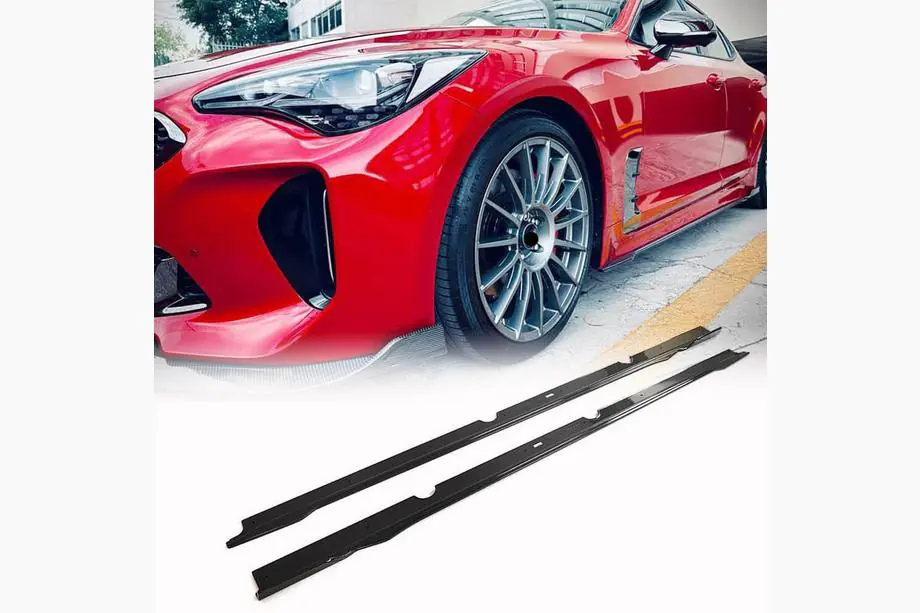 Kia Stinger 2017–2023 Bočné prahy (karbón) Image