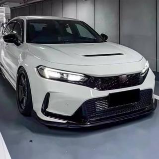 Predný nárazníkový lip spojler Lip V2 (karbón) Honda Civic HB 2021– fotografia 3