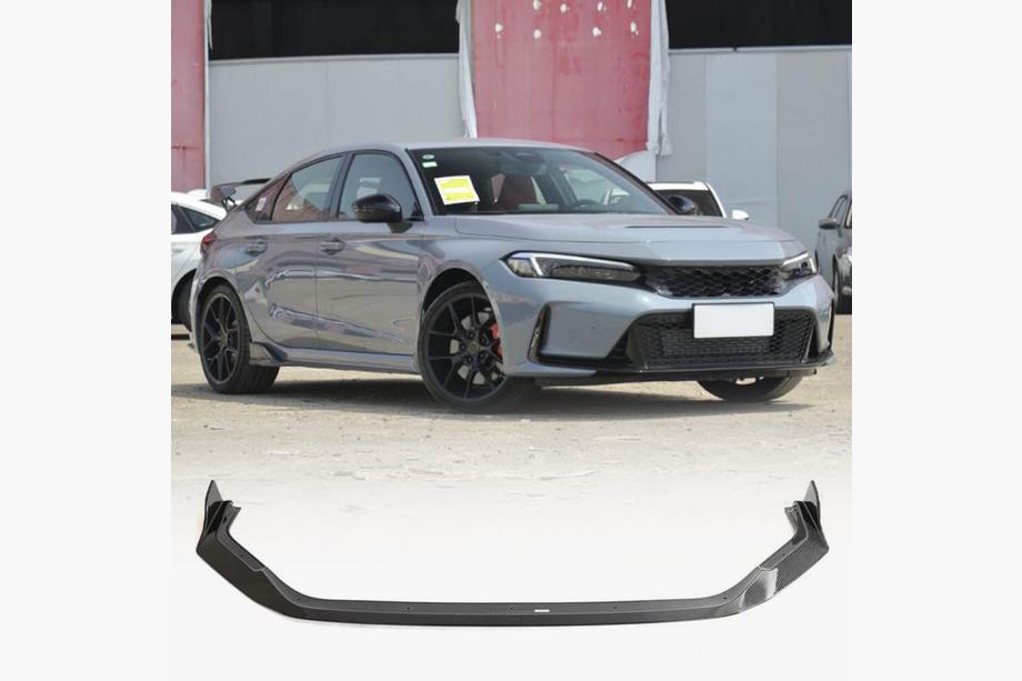 Honda Civic HB 2021– Lišta na predný nárazník Lip V3 (karbón) Image