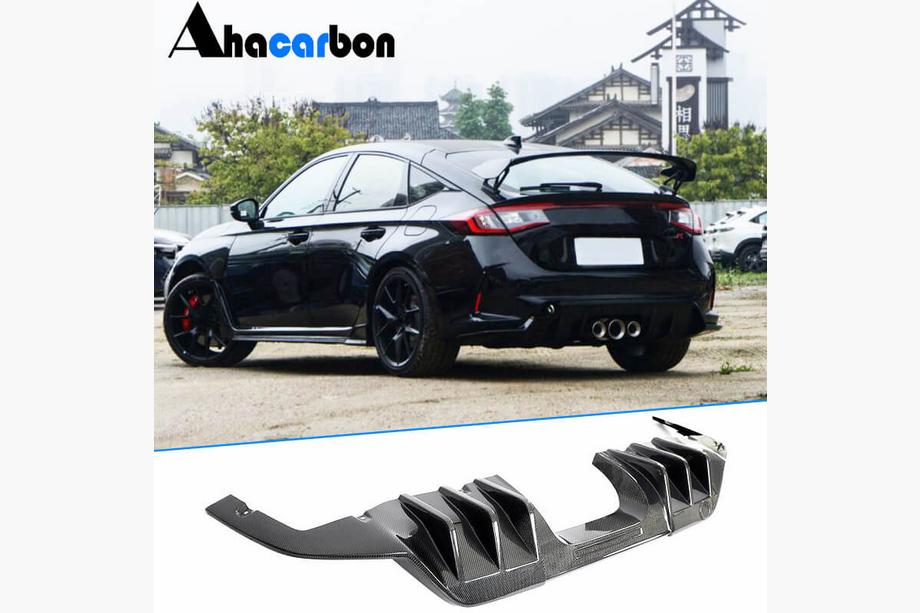 Honda Civic HB 2021– Difúzor zadného nárazníka (karbón) Image