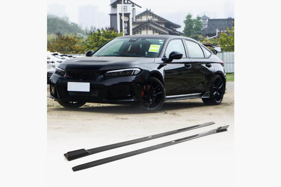 Honda Civic HB 2021– Bočné prahy (karbón) Image