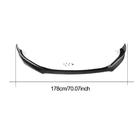 Mazda 3 2013–2019 Karbonová lišta predného nárazníka Lip (2014-2016, Carbon) fotografia 6