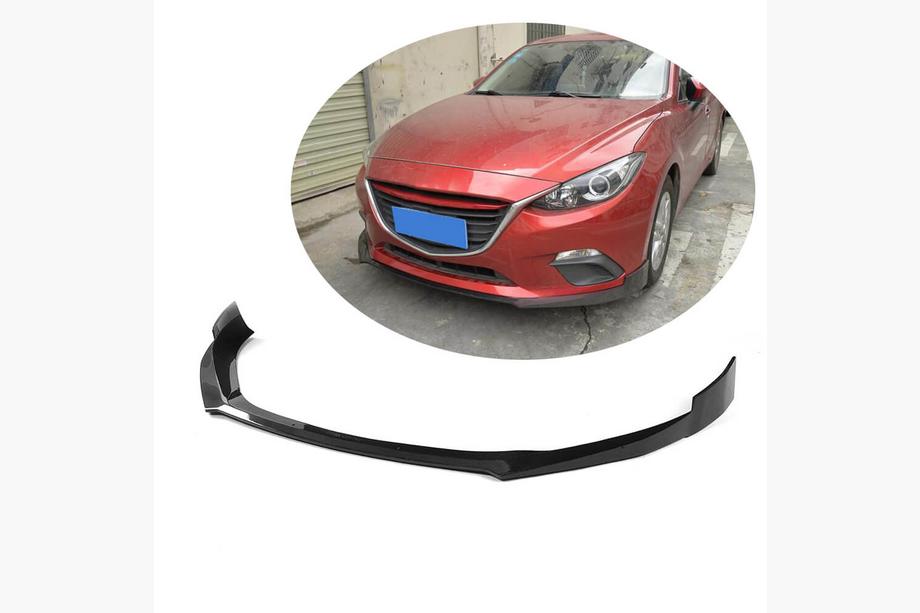 Mazda 3 2013–2019 Karbonová lišta predného nárazníka Lip (2014-2016, Carbon) Image
