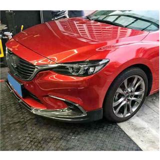 Karbonový líz pre predný nárazník Lip V1 (2017-2019, Karbón) Mazda 6 2012–2024 fotografia 3