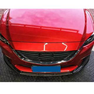 Karbonový líz pre predný nárazník Lip V1 (2017-2019, Karbón) Mazda 6 2012–2024 fotografia 4