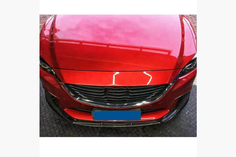 Mazda 6 2012–2024 Karbonový líz pre predný nárazník Lip V1 (2017-2019, Karbón) Fotografia 4