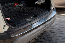 Nissan X-trail T33/Rogue 2022– Carmos ochranná lišta zadného nárazníka (Pre e-Power, nerez, matná) fotografia 1