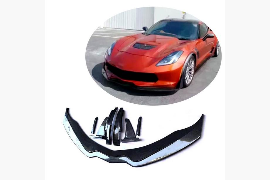 Chevrolet Corvette C7 2013–2019 Líšta na predný nárazník (2013-2017, karbón) Image