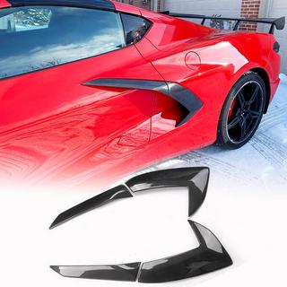 Karbonové kryty zadných blatníkov (2019-2022, Carbon) Chevrolet Corvette C8 2019– fotografia 1