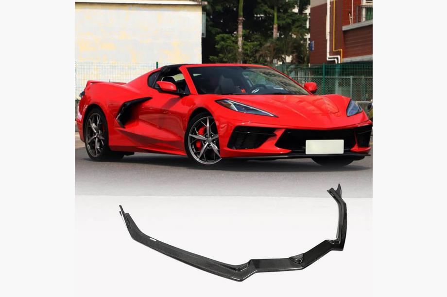 Chevrolet Corvette C8 2019– Predný nárazníkový lip Lip (2019-2022, karbón) Image