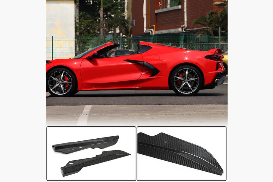 Chevrolet Corvette C8 2019– Bočné prahy (karbón) Image