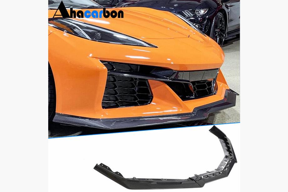 Chevrolet Corvette C8 2019– Predný nárazníkový lip (pre Z06, 2020-2024, karbón) Fotografia 1