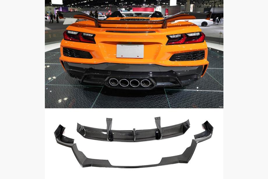 Chevrolet Corvette C8 2019– Difúzor zadného nárazníka (pre Z06, 2022-2024, karbón) Image
