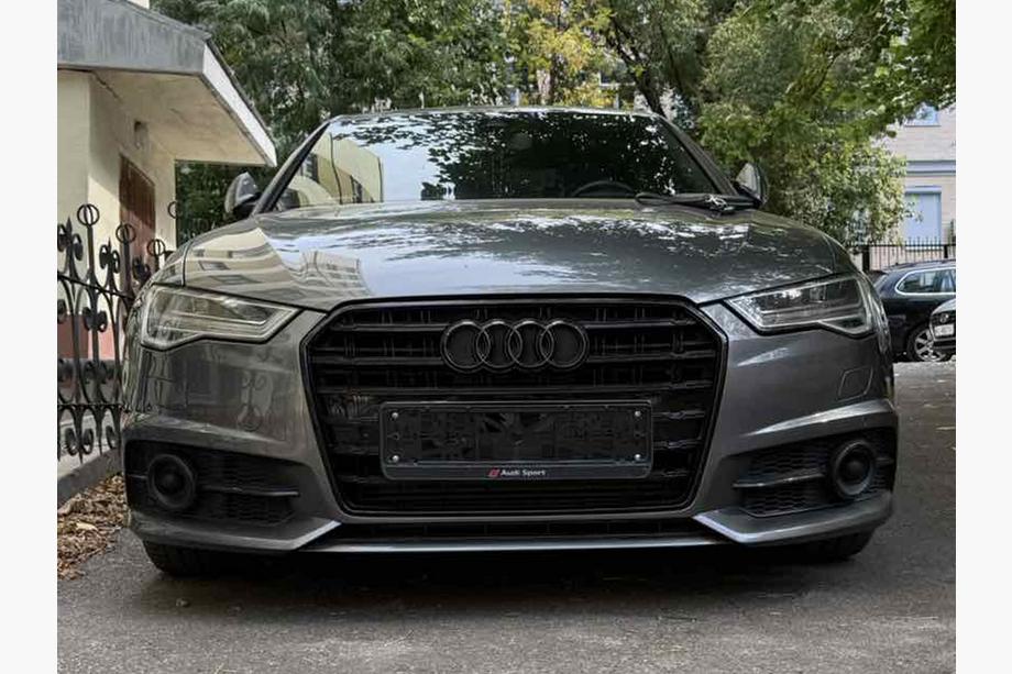 Audi A6 C7 2011–2017 Predná čierna maska chladiča S-Style (2014-2017) Image