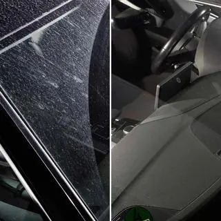 Intenzívna leštenka-čistič skla 250 ml SONAX Scheiben Reinigungs Politur intensiv fotografia 3