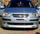 Hyundai Getz 2002– Predný spodný lip spojler (na lakovanie) fotografia 5